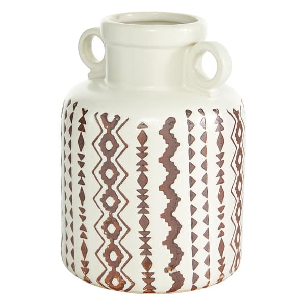 Shop Studio 350 Southwest Pattern Boho Style Tall Round White