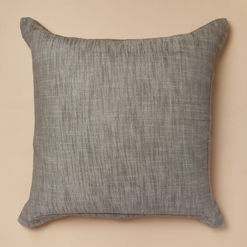 Cottage Home Levi Euro Sham Charcoal - Euro Square