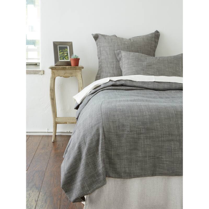 Cottage Home Levi Euro Sham Charcoal