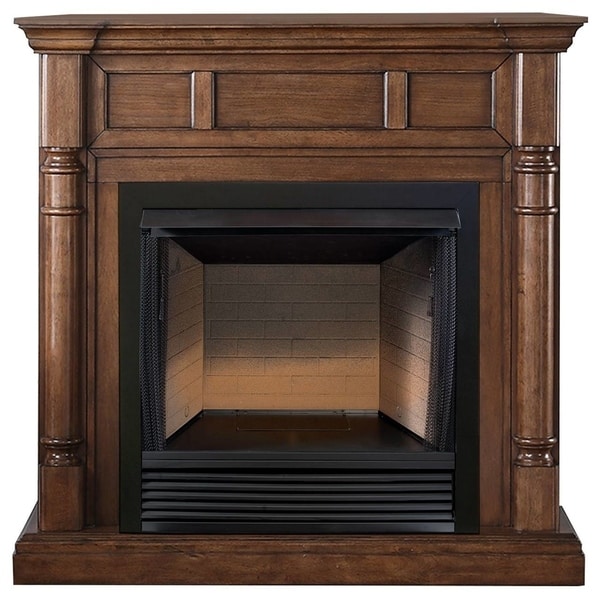 ProCom Heating 32in Ventless Firebox PC32VFC with CM500-2WN Walnut Finish - Model# FBS32-500-2WN
