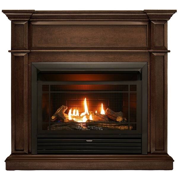 Shop Duluth Forge Dual Fuel Ventless Gas Fireplace With Mantel