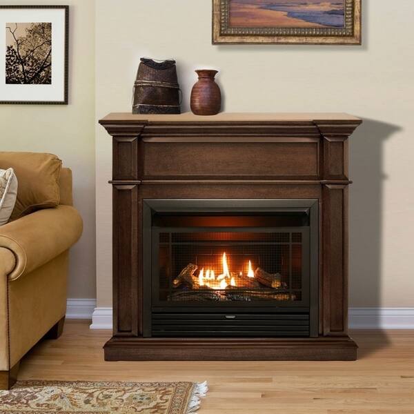 Shop Duluth Forge Dual Fuel Ventless Gas Fireplace With Mantel