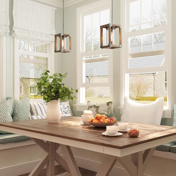 Square Wood Pendant Lighting With Gl Ceiling Light Square Wood Pendant Lighting With Gl Ceiling Light