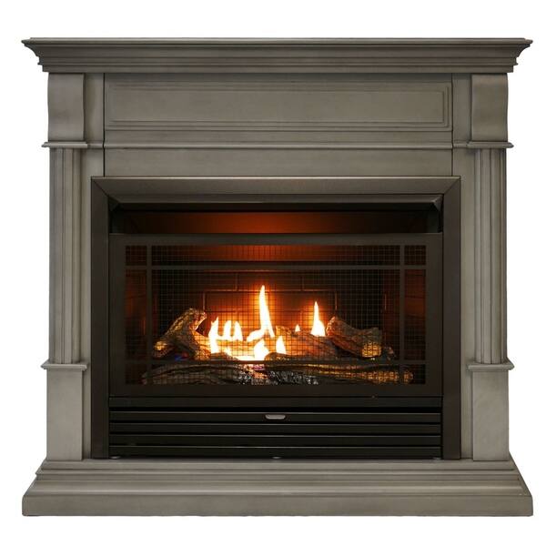 Shop Duluth Forge Dual Fuel Ventless Gas Fireplace With Mantel
