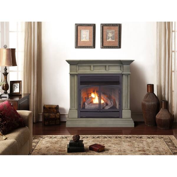 Shop Duluth Forge Dual Fuel Ventless Gas Fireplace With Mantel