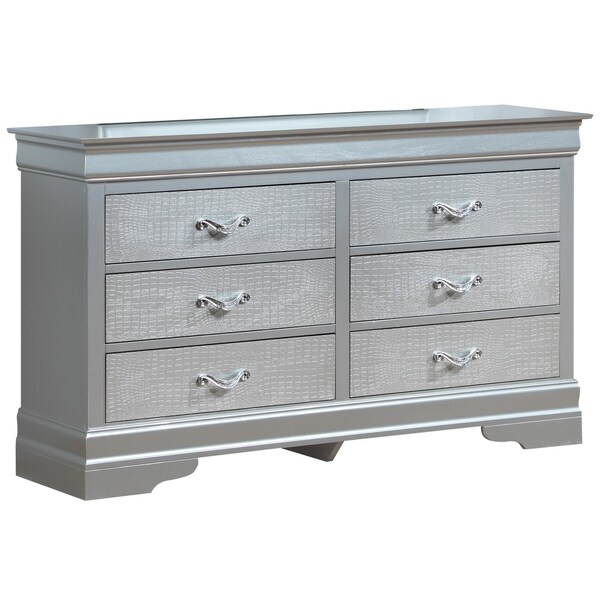 LYKE Home Luna Silver Dresser