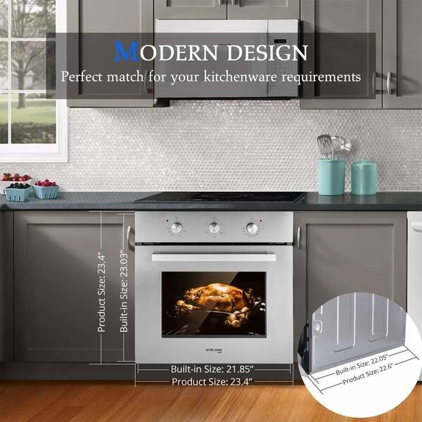 Gasland Chef Es606ms 24 Built In Single Wall Oven 6 Cooking Gasland Chef Es606ms 24 Built In Single Wall Oven 6 Cooking