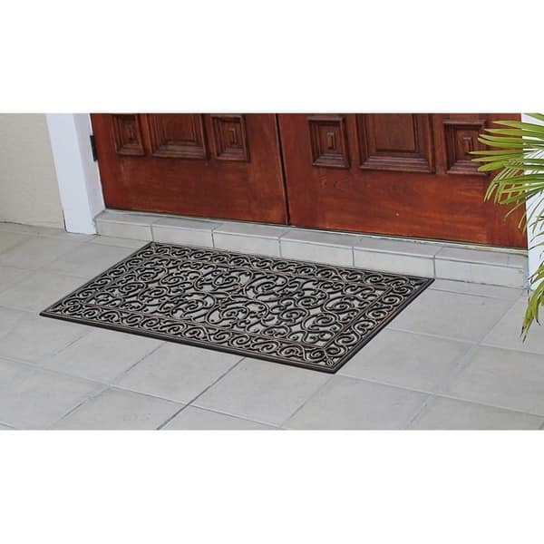 Shop Audie Modern Indoor Outdoor 23 62 X47 25 Rubber Entry Way