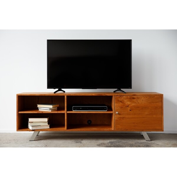 Shop Carson Carrington Sagmon 72inch TV Console Free Shipping Today