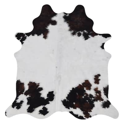 Real Cowhide Rug Salt&Pepper Tricolor - 6' x 7'