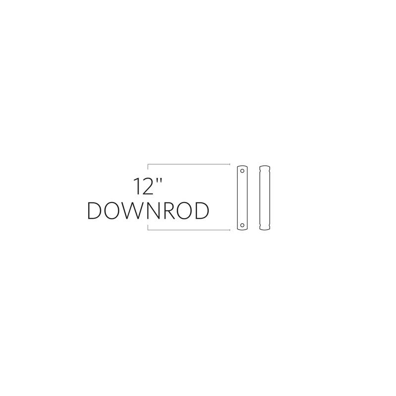 Monte Carlo 12-inch Downrod - Aged Brass
