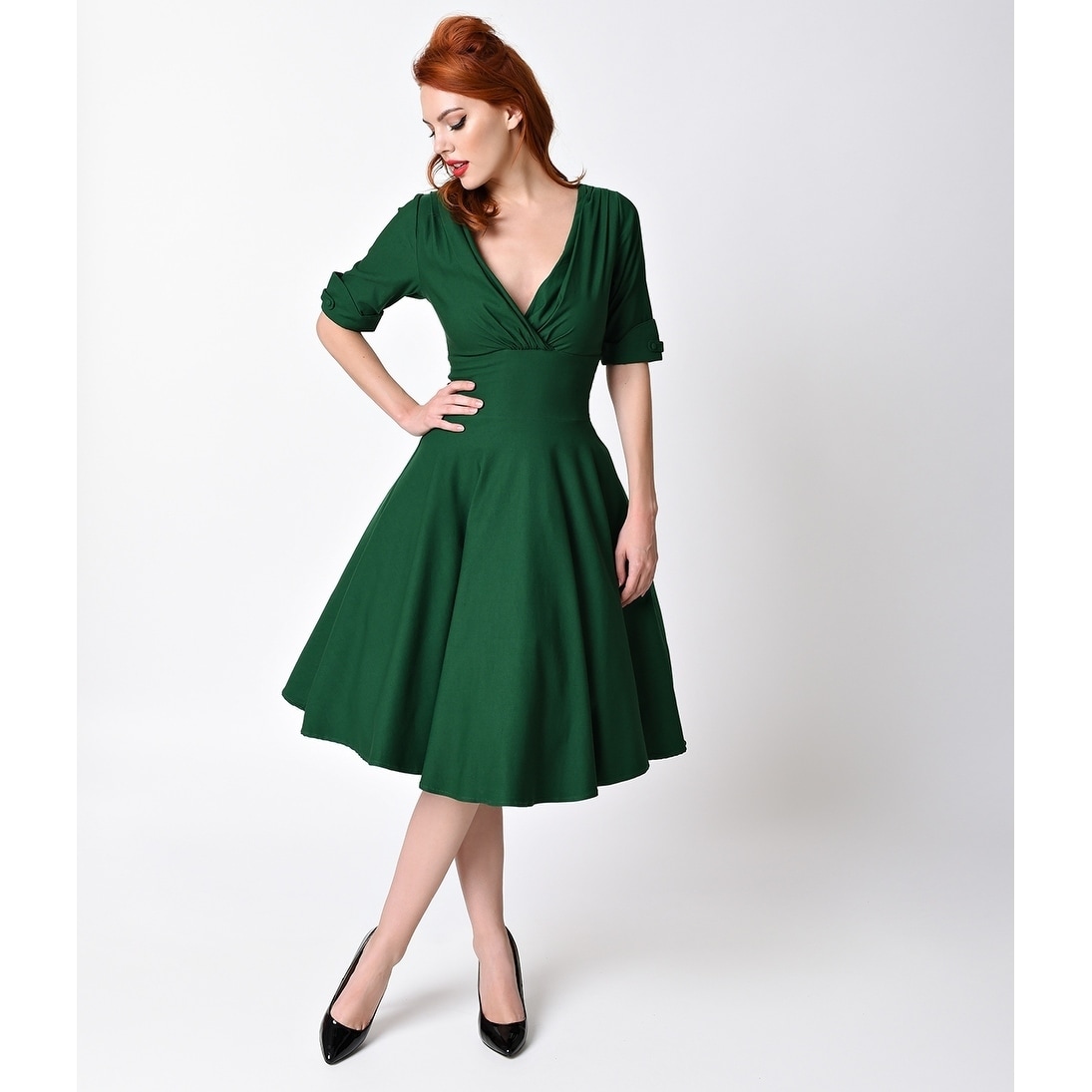 Unique vintage delores new arrivals swing dress