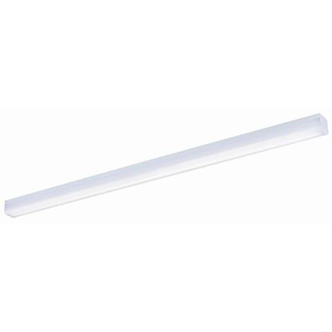 48 inch Connectable LED Hard Wired Utility Strip Light 2000 Lumens - 48-in W x 2-in H x 2.5-in D