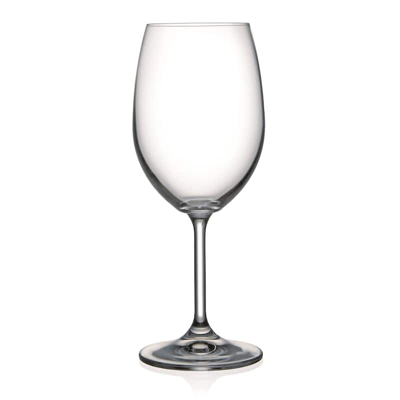 Majestic Gifts Inc. Set/6 Classic Clear White Wine Glass- 15.5 oz. -Made in Europe