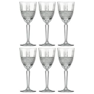 JoyJolt Fluted Stemmed Wine Glasses Set of 2 - 11.5oz Vintage Style  Drinking Glasses for White Wine or Cocktails