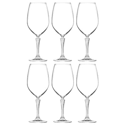 Majestic Gifts Inc. Glass Gran Cuvee/Wine/Water Goblet Set/6 - 26 oz. -Made in Europe