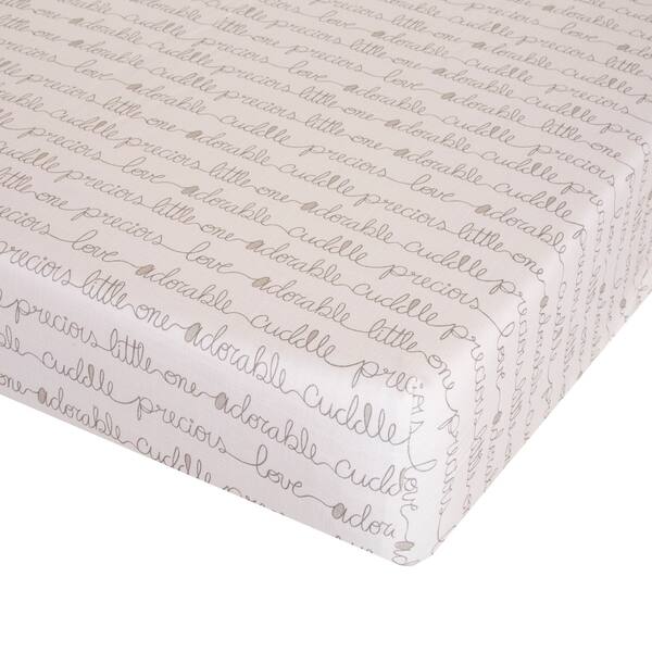 slide 2 of 4, All My Love Fitted Sheet - N/A