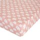 preview thumbnail 1 of 2, Elephant Herd - Blush Fitted Sheet - N/A