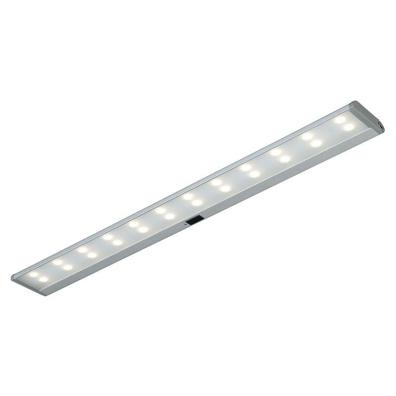 Instalux 24-in LED Brushed Nickel Linkable Plug-In Under Cabinet Light ...