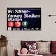 preview thumbnail 1 of 3, Wynwood Studio 'Yankee Stadium ' Architecture and Buildings Wall Art Canvas Print - Black, White 36 x 24