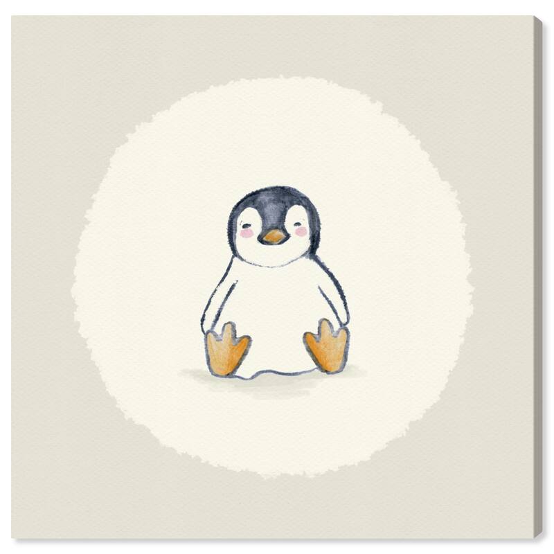 Wynwood Studio 'Penguin' Animals Wall Art Canvas Print - Brown, Brown