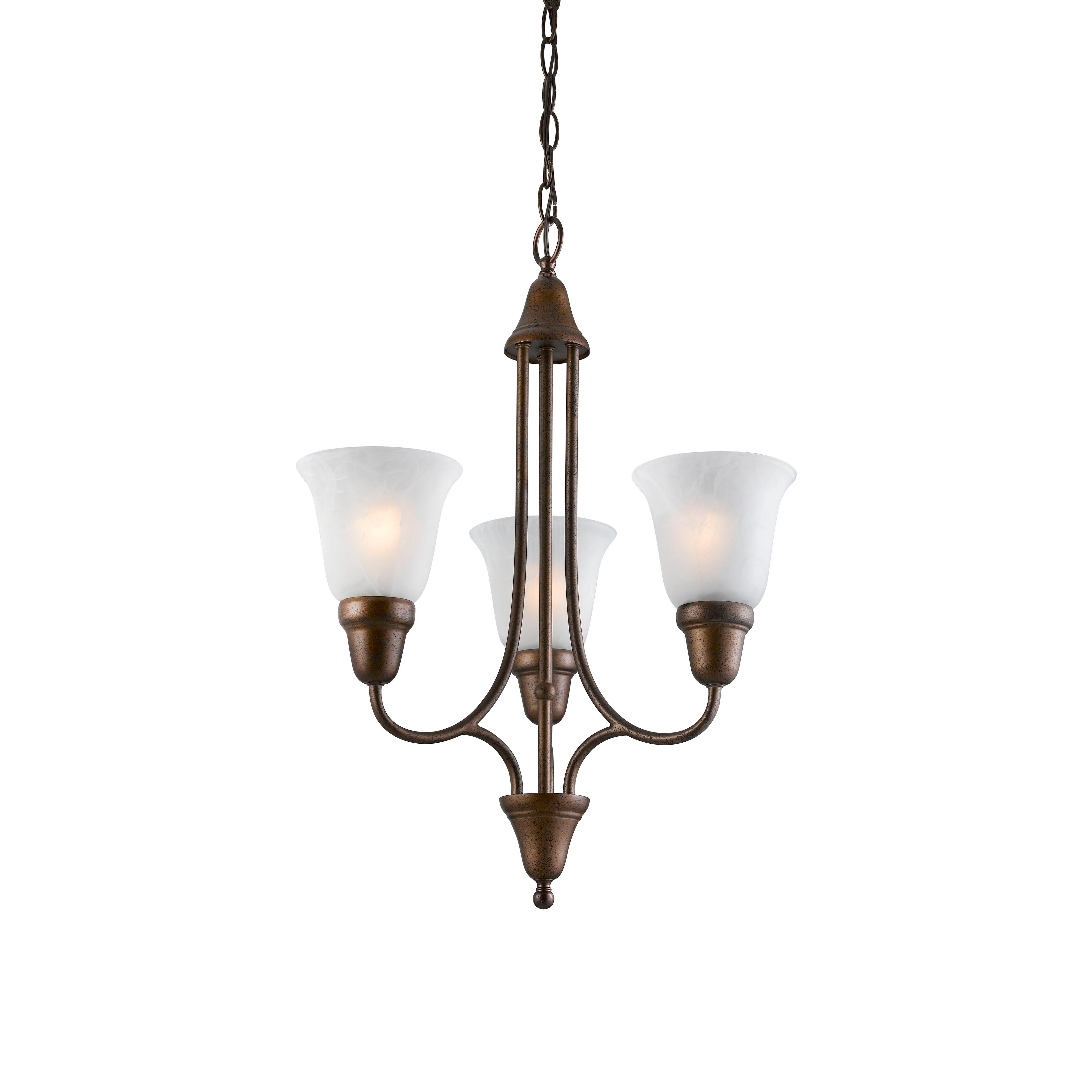 Woodbridge Lighting 10033Hudson Glen 3-light Chandelier (Nickel) - Chandeliers For Bedrooms by Overstock.com
