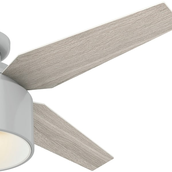 Shop Hunter 52 Cranbrook Dove Grey Low Profile Ceiling Fan With