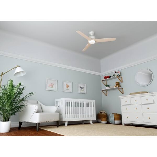 Shop Hunter 54 Norden Fresh White Ceiling Fan With Light