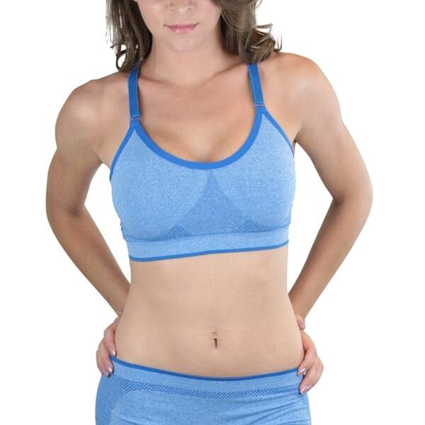 ToBeInStyle Womens Trendy Seamless Bra and Short Set