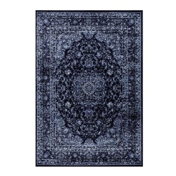 Luxury Traditional Stylish Area Rug Runner in Navy Blue 2x3 5x7 8x10 6x9 Feet