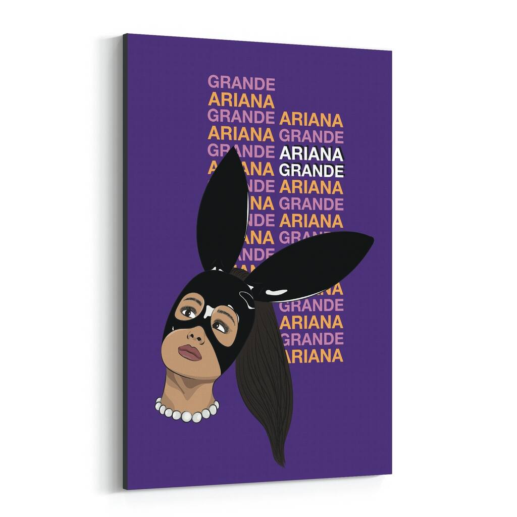 Noir Gallery Ariana Grande Music Poster Canvas Wall Art Print