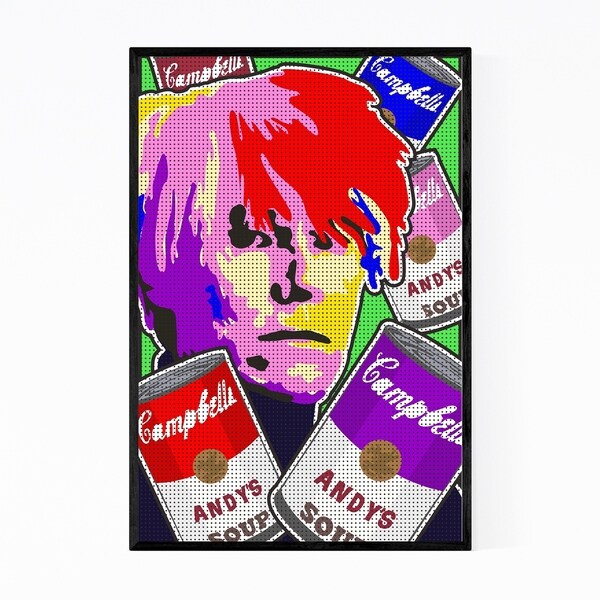Noir Gallery Andy Warhol Campbells Soup Framed Art Print