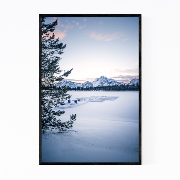 Noir Gallery Grand Teton Wyoming Photography Framed Art Print