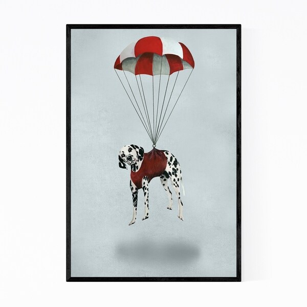 Noir Gallery Dalmatian Parachute Painting Framed Art Print