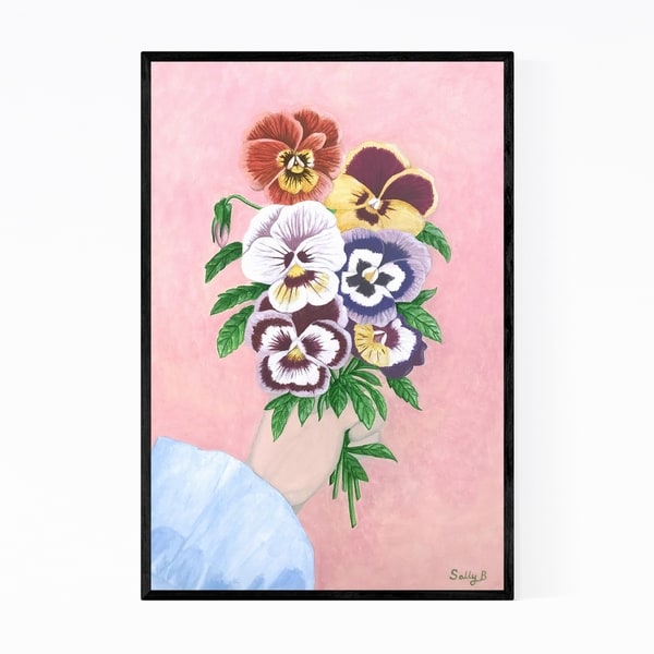 Noir Gallery Floral Botanical Pastel Framed Art Print