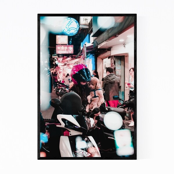 Noir Gallery Taipei Taiwan Urban Photography Framed Art Print
