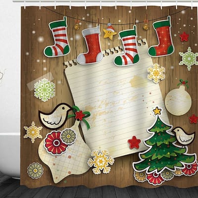 Buy Christmas Shower Curtains Online at Overstock | Our Best Christmas