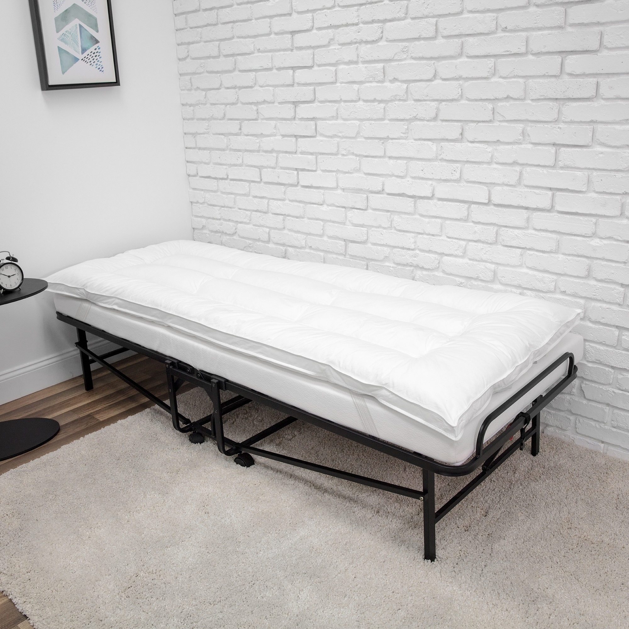cot bed mattress enhancer