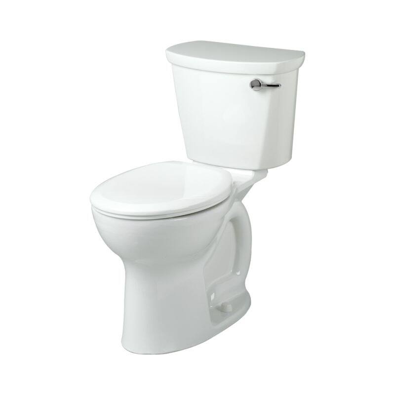American Standard Cadet Pro Right-Height Two-Piece 1.6 GPF Toilet with 12-in Rough-In and Right Side Trip Lever