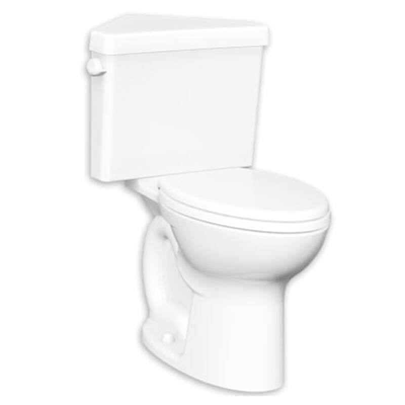 American Standard Cadet Suite Triangle Cadet Pro Right Height Round Front Toilet without Seat