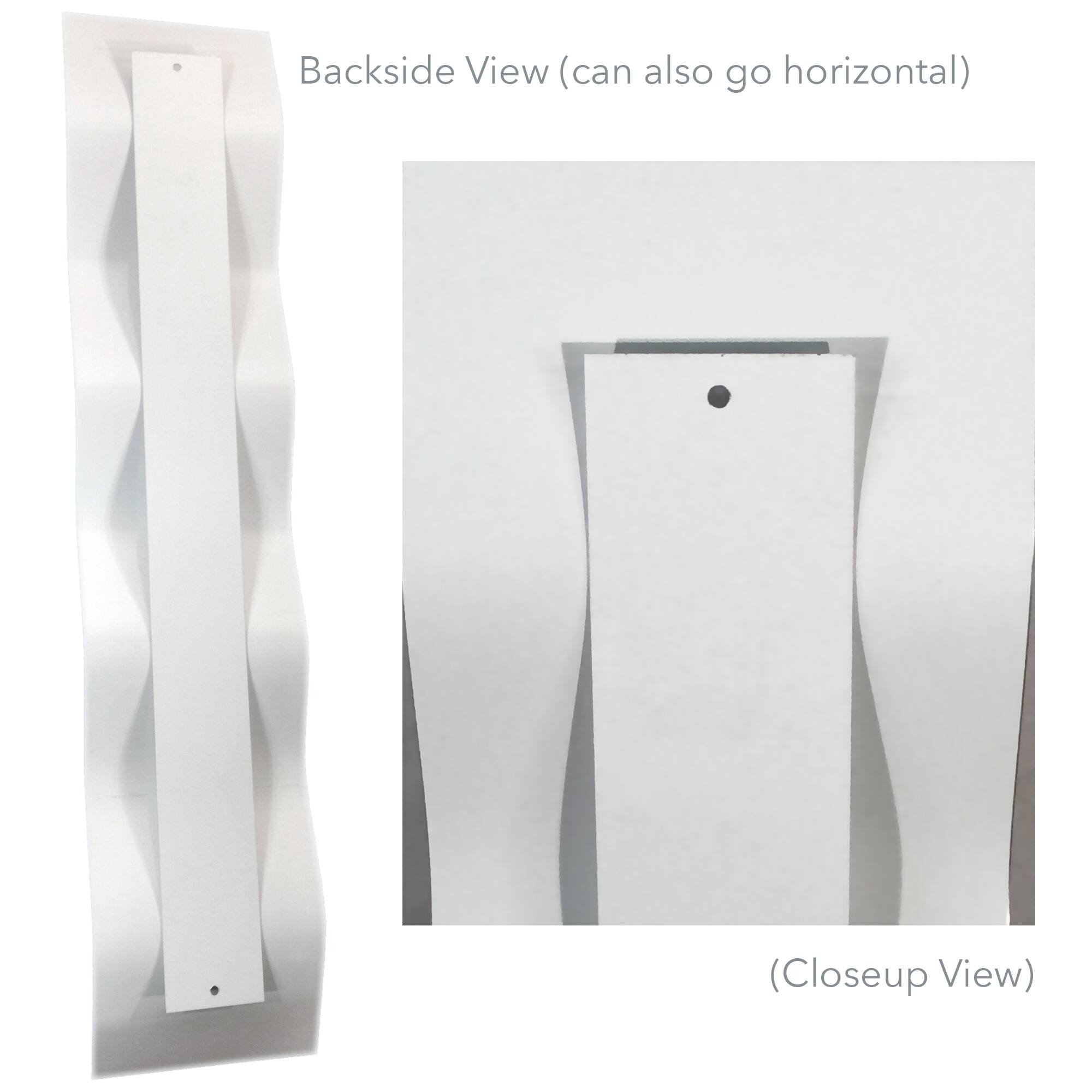 Strick & Bolton 'Teal Fade Lines Wave' Abstract Metal Art Bed Bath