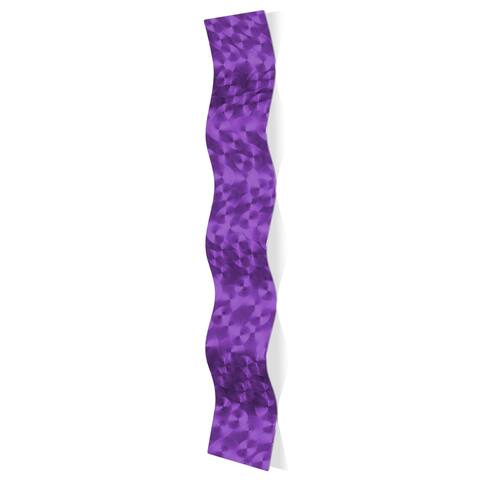 Strick & Bolton 'Purple Dots Wave' Abstract Metal Art