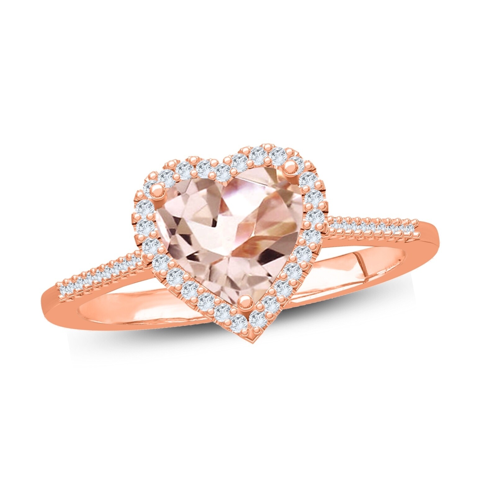 Overstock morganite deals rings