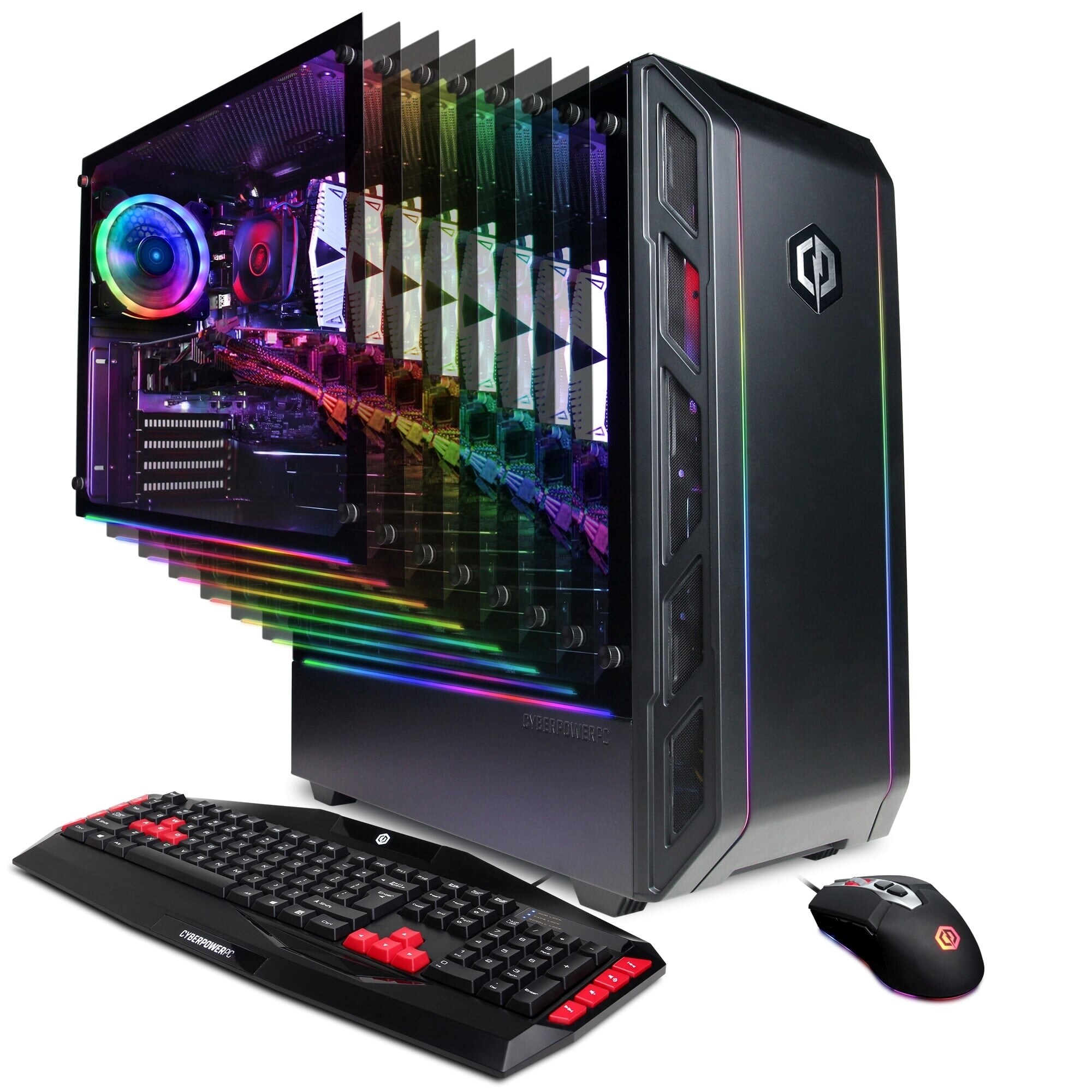 Shop Cyberpowerpc Gamer Master Gma9000cpg Gaming Computer W Amd Ryzen 5 1400 3 2ghz Overstock