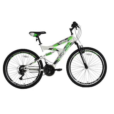 TITAN Pathfinder Elite Dual Suspension Mountain Bike, 21-speeds, 18-Inch Frame