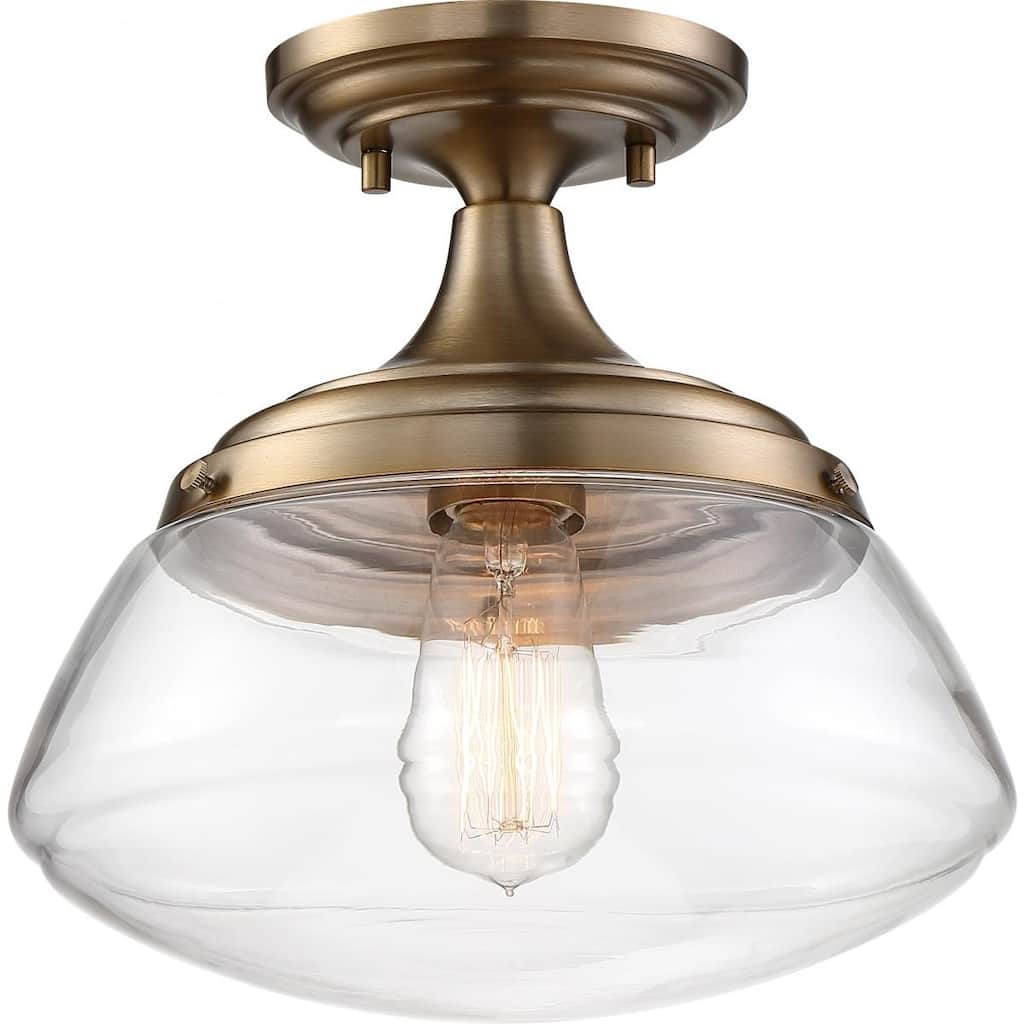 Kew 1-Light Semi Flush BB