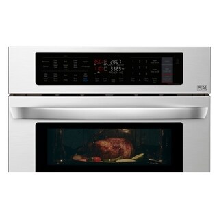 LG  LWC3063ST 1.7/4.7 cu. ft. Smart wi-fi Enabled Combination Double Wall Oven - Stainless Steel