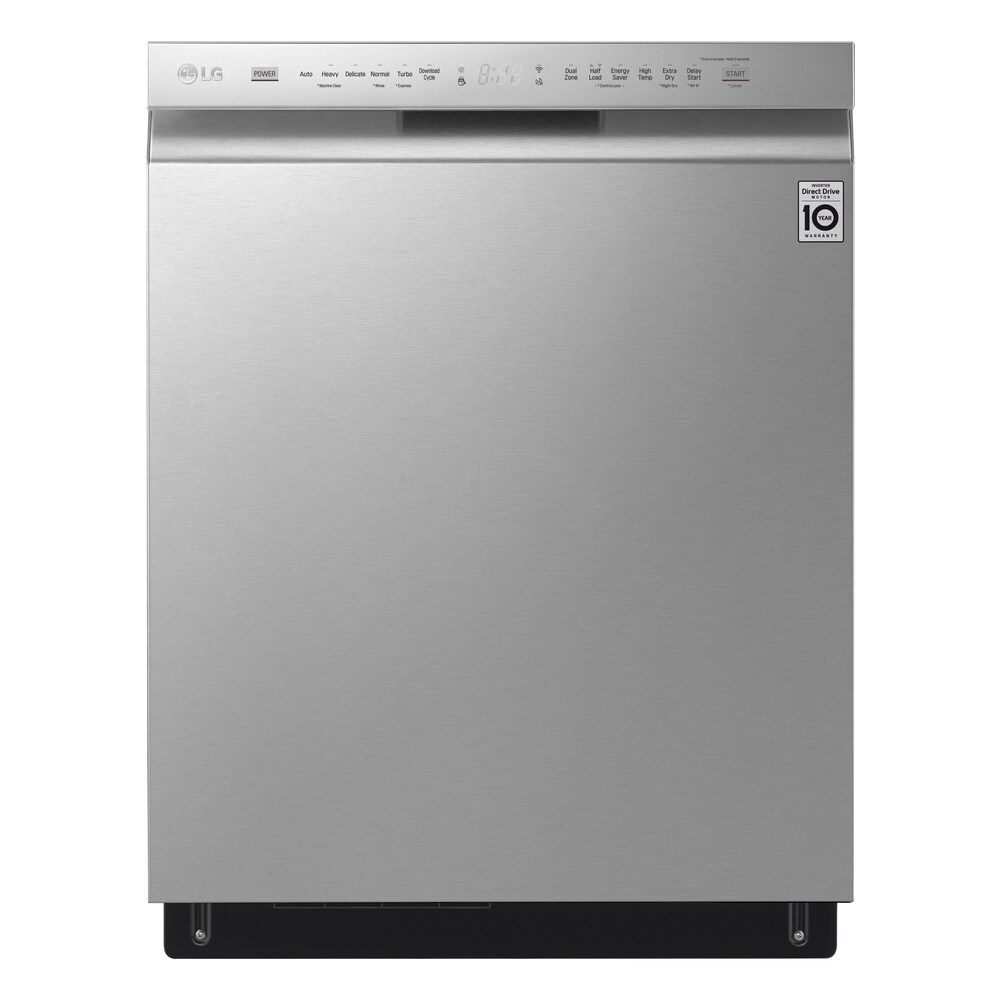 LG  LDF5678ST Front Control Smart wi-fi Enabled Dishwasher with QuadWash - Stainless Steel