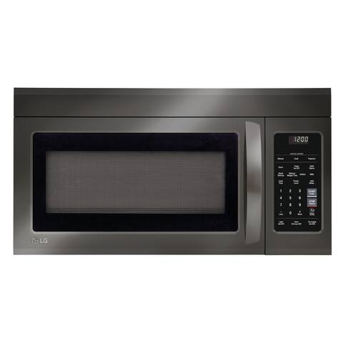 LG LMV1831BD 1.8 cu. ft. Over-the-Range Microwave Oven with EasyClean - Black Stainless Steel