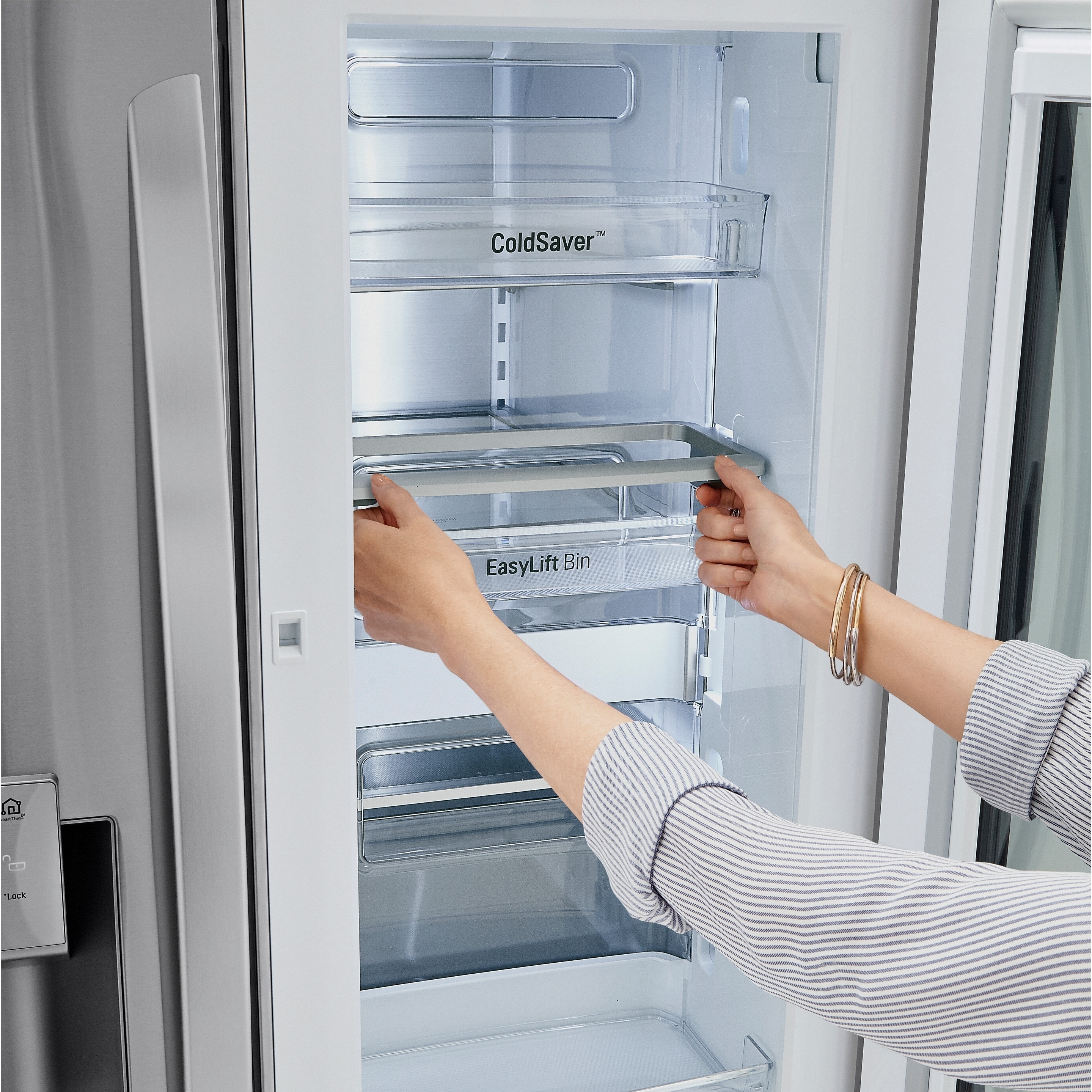 Lg instaview door-in-door refrigerator